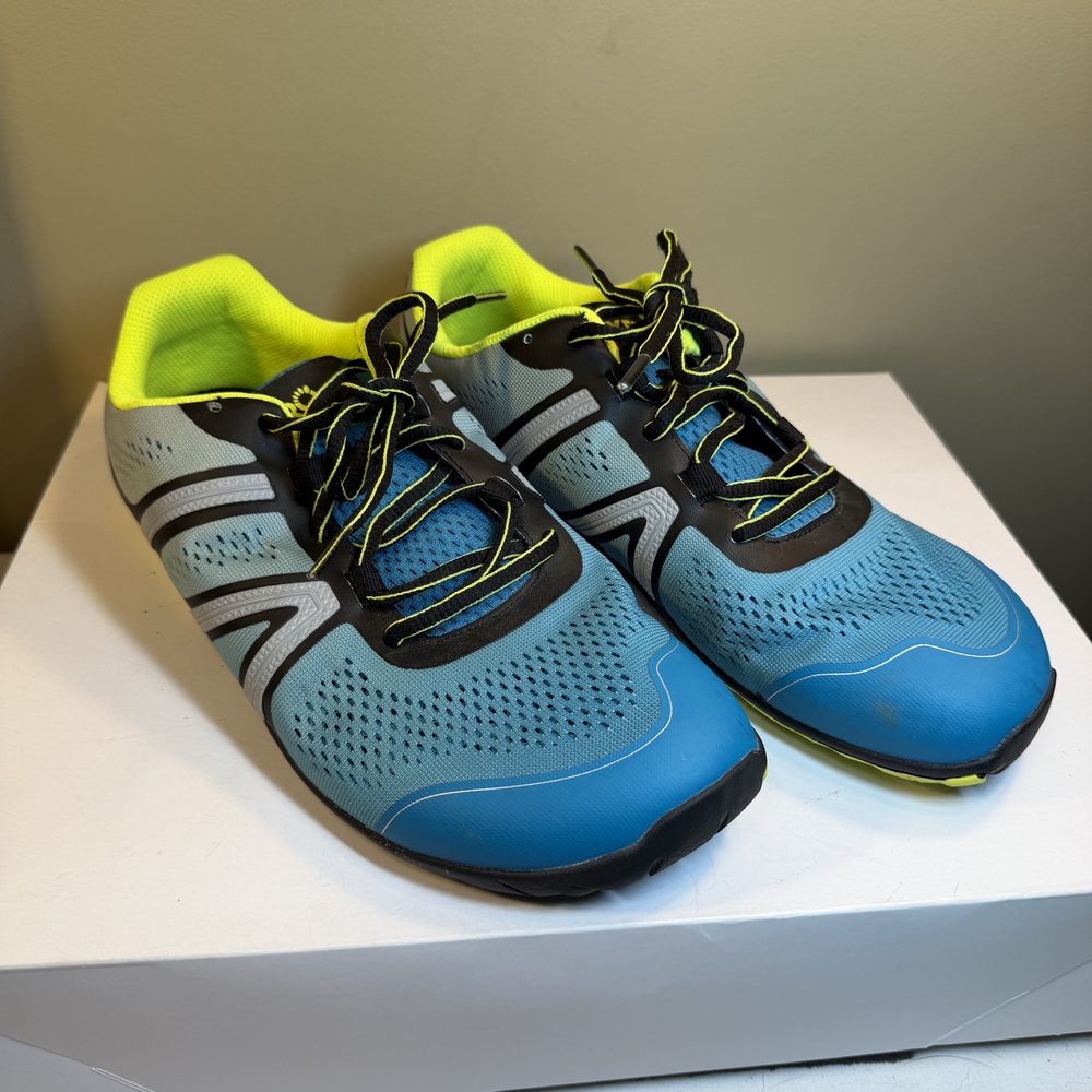 Xero HFS Men's Blue Running Shoes Size 10.5 Minimalist Barefoot Athletic Sneaker